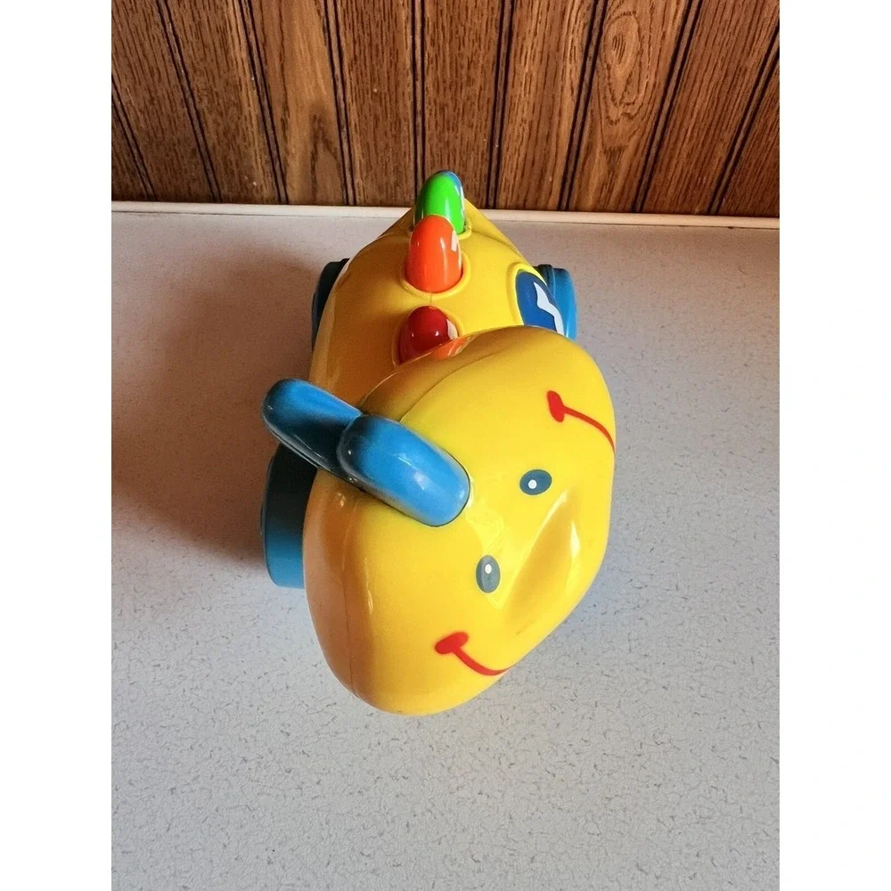 Fisher Price Toddler toy Riding Talking Yellow Dinosaur Mattel 2000